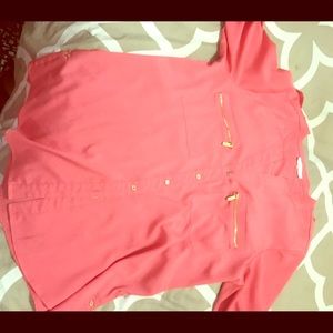 Calvin Klein 3/4 length sleeves blouse